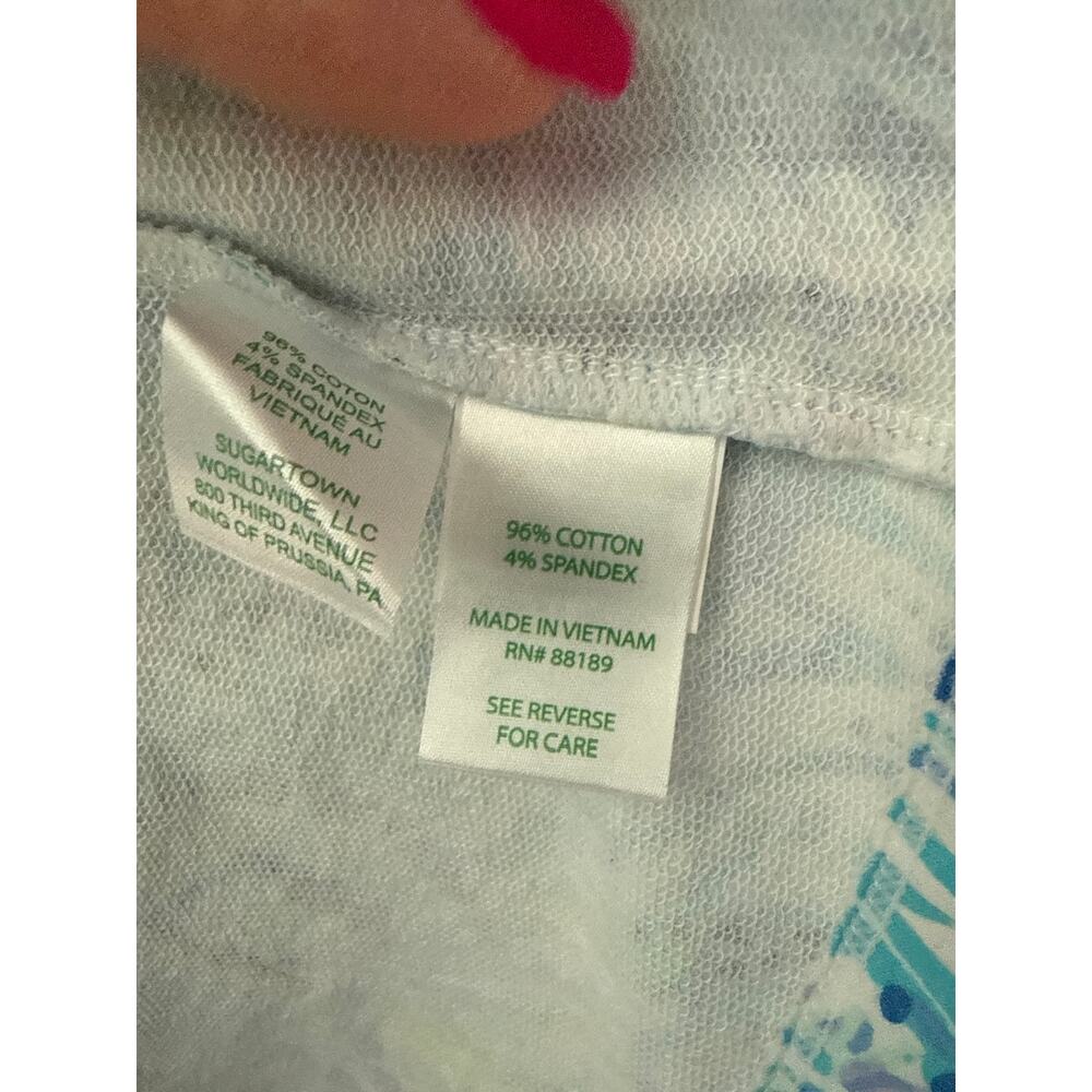 Lilly Pulitzer UPF 50+ Skipper Popover Sink Or Swim Multi Size Small - Picture 9 of 9